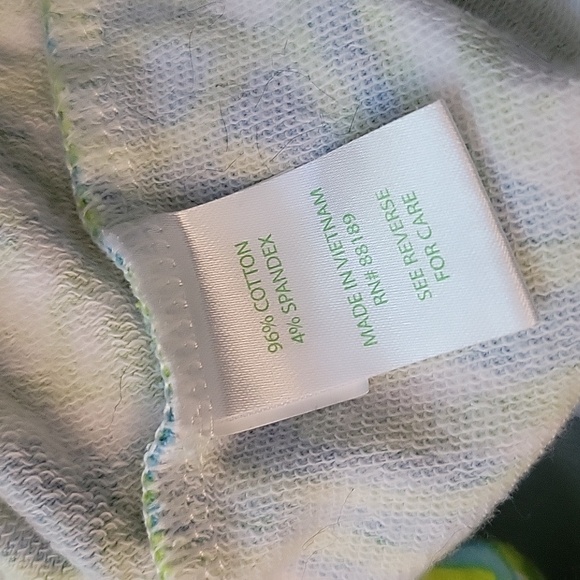 Lilly Pulitzer Skipper Popover Roar Of The Jungle ½ Zip Terrycloth Sweatshirt SM - Picture 10 of 14